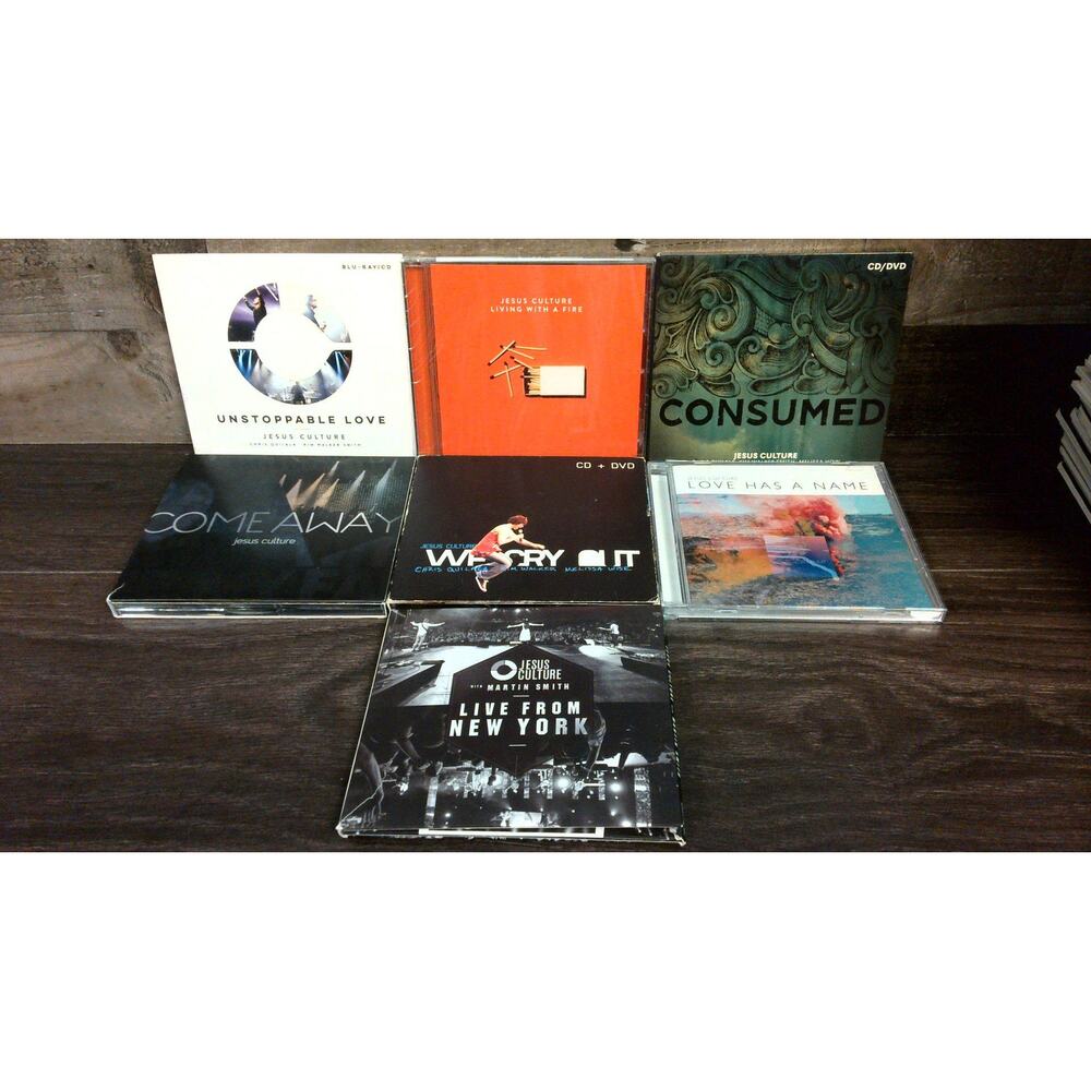 Jesus Culture CD Lot of 7 We Cry Out Unstoppable Love Consumed Has a Name